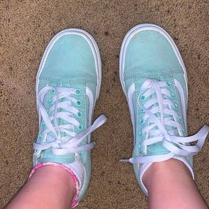 Teal Old Skool Vans